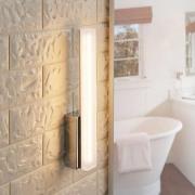 Lucande LED-Bad-Wandleuchte Julie, 32 cm hoch, chrom, IP44
