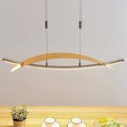 Lucande LED-Hängeleuchte Marija, 91 cm, goldfarben, dimmbar