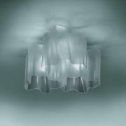 Artemide Logico Deckenlampe 3fl 120° 66x66cm grau