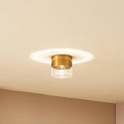 Lindby LED-Deckenleuchte Dalila, gold, Ø 10 cm, Aluminium