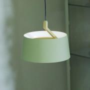 LOOM DESIGN LED-Hängeleuchte Cookie, grün, Aluminium Ø 15 cm