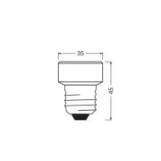 OSRAM LED Star Flat E27 3,5W 4.000K 3-Step-dim Wechselring