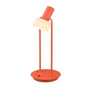 LED-Tischleuchte Banji, orange, Höhe 37 cm, Tastdimmer