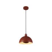 Hängeleuchte Mars, dunkel-orange, Ø 25 cm, Stahl