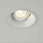 Einbauleuchte Slim Trim, weiß, Ø 9,4 cm, IP20, Alu, GU10