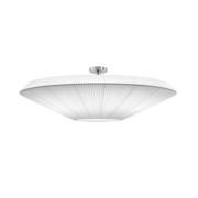 Bover Deckenlampe Siam 120, Höhe 36 cm, nickel/weiß