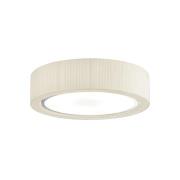 Bover LED-Deckenlampe Urban, silber-/cremefarben, Ø 60 cm