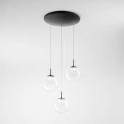 LED-Hängeleuchte Ariel, 3-flammig, rund, Stufendimmer, CCT