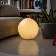 Foscarini Tischleuchte Hoba Grande, Ø 36 cm, dimmbar, Glas