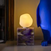 Foscarini Tischleuchte Hoba Media, Ø 24 cm, dimmbar, Glas