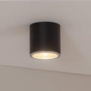 BEGA LED-Aufbaustrahler Studio Line, schwarz/alu, Ø 9 cm Alu
