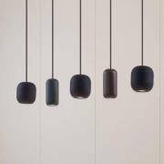 Lucande Hängeleuchte Narion, linear, schwarz, 5-flammig