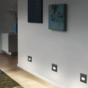 Paulmann LED-Wandeinbauleuchte Edge, schwarz