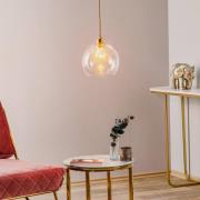 EBB & FLOW Rowan Pendellampe Klarglas, gold Ø 22cm