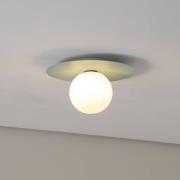 Deckenlampe Pixie, mintgrün, Glas, Ø 25 cm, Kugel, G9