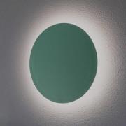LED-Wandleuchte Orios Plus, grün, Ø 30 cm, Stahl
