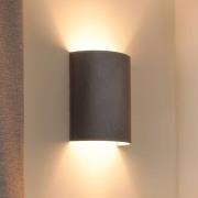 Wandleuchte Semi Circle, Soro, grau, E27