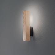 LED-Holzwandleuchte Teo, kiefer, 31 cm, 3000 K