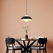 Pendellampe Lowe, schwarz matt, Ø 38 cm, Metall