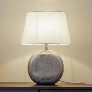 Lindby Tischleuchte Florentino, 49 cm, Keramik, Textil