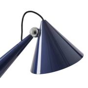 Tom Dixon LED-Akku-Tischlampe Pose, indigo, Höhe 25 cm