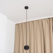 Hängeleuchte GAMBIT, schwarz, Ø 10 cm, Metall, GU10-LED