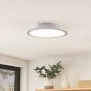 Lindby LED-Deckenlampe Narima, 4.000 K, Ø 30 cm, silber