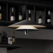 Karman LED-Hängeleuchte ASSO, schwarz, Metall, Ø 42 cm
