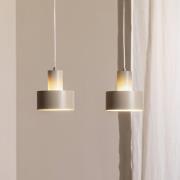 Hängeleuchte Rif 2, taupe 2-flammig, linear, Stahl