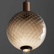 OLEV LED-Pendel BEAM STICK NUANCE BALLOTON braun Ø 20 cm 927