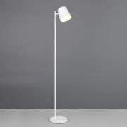 LED-Akku-Stehleuchte Blake, weiß matt, Metall, dimmbar