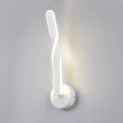 LED-Wandleuchte Ginko, weiß matt, Metall, Höhe 45,5 cm