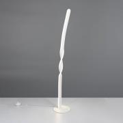 LED-Stehleuchte Ginko, weiß matt, Metall, Höhe 110 cm