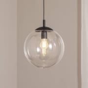 Hängeleuchte Esme, Ø 30 cm, transparent, Glas, Kugel, E27