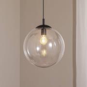 Hängeleuchte Esme, Ø 35 cm, transparent, Glas, Kugel, E27