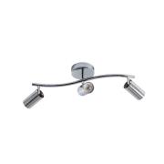 Deckenstrahler Spotte, chrom, 3-flammig