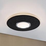 Paulmann Smart LED-Deckenlampe Tulga, anthrazit Ø 45 cm Filz