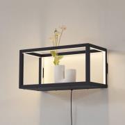 Lindby LED-Wandleuchte Birta, Stecker, Regal, 51 cm, USB