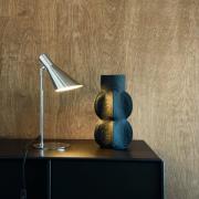 Dyberg Larsen Tischlampe DL12, chrom, Höhe 39,5 cm, Metall