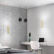 LED-Hängeleuchte Prado, messing, Metall, 31 cm hoch, dimmbar