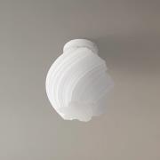 Lindby Deckenleuchte Nuvia, Höhe 32 cm, weiß, 3D Druck