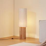 Lindby Stehleuchte Kimiko, Höhe 100 cm, Holz, Papier, E27