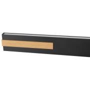 LED-Hängeleuchte Streamline, Länge 130 cm, schwarz, Metall