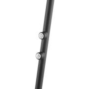 LED-Stehlampe Glow-Sphere, Höhe 146 cm, schwarz, Metall