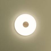 Northern LED-Wandleuchte Glint, Ø 36 cm, Glas, opalweiß