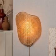 GOOD & MOJO Wandlampe Kinabalu, natur, 50 cm, Bambus Stecker