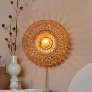 GOOD & MOJO Wandlampe Arizona, natur, Ø 50 cm Bambus Stecker