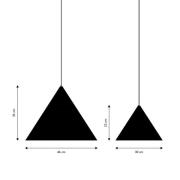 FRANDSEN Hängeleuchte Benjamin, Ø 46 cm, alu gebürstet, E27