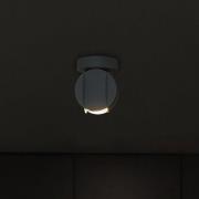 Deckenspot GAMBIT, schwarz, Ø 10 cm, Metall, GU10-LED