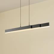 Lucande LED-Hängeleuchte Torven, schwarz, CCT, ausziehbar